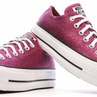 Baskets Roses Femme Converse Chuck Taylor All Star Lift A05438C vue 7
