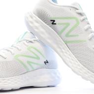 Chaussures de Running Blanches/Verte Homme New Balance 411 vue 7