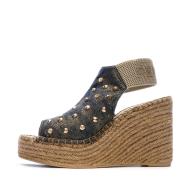 Sandales Compensées Bleu Femme Replay Jess Punk