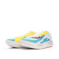 Chaussures de basket Bleu/Jaune Homme Puma All-pro Nitro vue 6