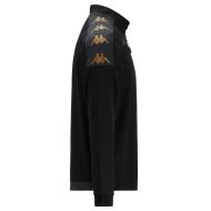 Sweat 1/4 de Zip Noir Homme Kappa Gassolo vue 2