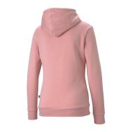 Sweat à Capuche Rose Femme Puma Logo Hoodie vue 2