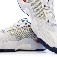 Baskets Blanches/Bleu/Doré Homme Adidas Stabil vue 7