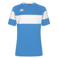T-Shirt de Sport Blanc/Bleu Homme Kappa Dareto 33133WWJR