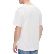 T-shirt Blanc Homme Tommy Hilfiger Linear vue 2