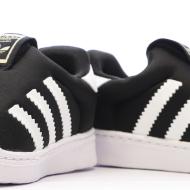 Baskets Noires Garçon Adidas Superstar 360 vue 8
