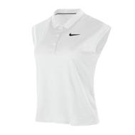 Polo Blanc Femme Nike Nkct vue 2