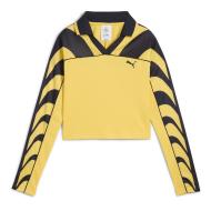T-Shirt Jaune/Noir Femme Puma Road To Unity pas cher
