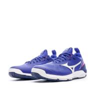 Chaussures de sport Bleu Mixte Mizuno Shoe Wave vue 6