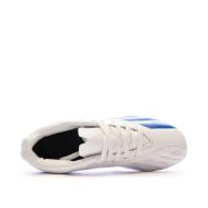 Chaussures de foot Blanc/Bleu Garçon Adidas Deportivo Ii Fxg J vue 4