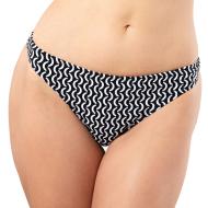 Bas de Bikini Noir/blanc Femme Sun Project Basic