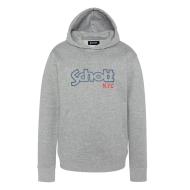 Sweat à Capuche Gris Garçon Schott Sidney pas cher