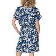 Robe Marine à Fleurs Femme TBS JANIEROB vue 2