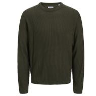 Pull Kaki Homme Jack & Jones Whrice pas cher