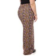 Pantalon Noir/Rose/Orange à Motifs Femme Vero Moda Curve Easy Hw Wide vue 2