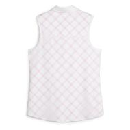 Polo Golf Rose/Blanc Femme Puma Cloudspun vue 2
