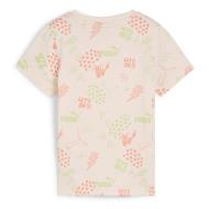 T-Shirt Rose Fille Puma Aop vue 2