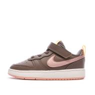 Baskets Violette/Rose Fille Nike Court Borough Low 2 pas cher