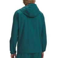 Veste de Pluie Verte Bleuté Homme Under Armour Ua Stretch vue 2