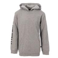 Sweat Gris Garçon Vans Logo Fleece Hoodie Heather pas cher