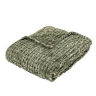 Plaid flanelle 3D Vert Atmosphera Viggo 125x150 cm