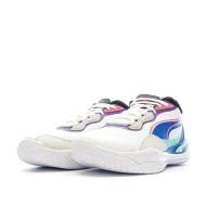 Baskets Blanches/Bleu/Noir Homme Puma Playmaker Pro vue 6