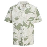 Chemise Verte/Beige Homme Jack & Jones Blubahamas vue 3