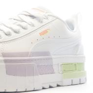 Baskets Blanches Femme Puma Mayze vue 7