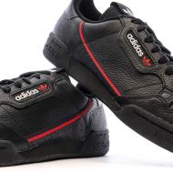 Baskets Noir/Rouge Homme Adidas Continental 80 vue 7