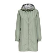 Coupe vent à capuche réversible Vert/Argent Femme Only Fry vue 2