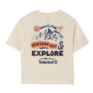 Beiges Timberland-T-Shirt für Jungen T60434 Cream Ansicht 2
