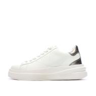 Baskets Blanches/Argent Femme Guess Elbina pas cher