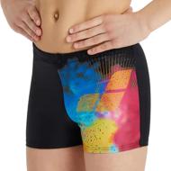 Boxer de bain Noir/Bleu/Rose Garçon Arena Swishort pas cher