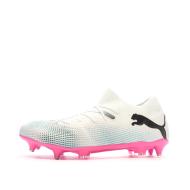 Chaussures Football Blanc/Bleu Homme Puma Future 7 Match pas cher