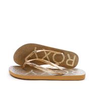 Tongs Marron/Rose Roxy Viva Sparkle