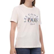 T-Shirt Beige Femme Lee Cooper Ocilia