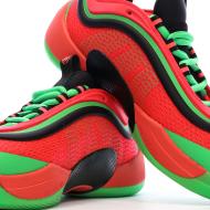 Chaussures de Basketball Rouges/Vertes Homme Adidas D.o.n. vue 7