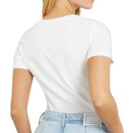 T-shirt Blanc Femme Guess W4GI31I3Z14 vue 2