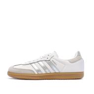 Women’s White/Silver Adidas Samba OG W Trainers affordable