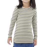 T-Shirt Manches Longues Vert/Blanc Fille Name it Fsuraja pas cher