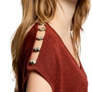 Pull Bordeaux Femme Morgan MRINGO vue 3