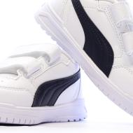Baskets Blanches/Noires Garçon Puma Shuffle Downtown vue 7