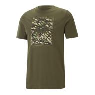 T-shirt Kaki Homme Puma Graphics pas cher