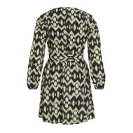 Robe Noire/Beige/Vert Femme Vila Kallila vue 2