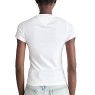 T-shirt Blanc Femme Tommy Hilfiger Tjw vue 2
