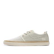 Baskets en Toile Beige/Marine Homme TBS RUKKWAI