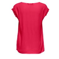 T-Shirt Rouge Femme Only Pelina vue 2