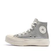Baskets Argentés Femme Converse Chuck Taylor All Star Lift pas cher