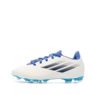 Chaussures de football Blanche/Bleu Garçon Adidas X Speedflow.4 Fxg J pas cher
