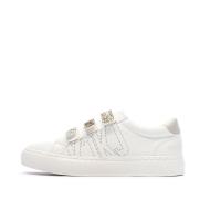 Baskets Blanche/Doré Femme Kaporal Tippyk pas cher
